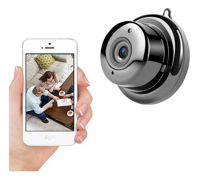 Mini Câmera Espiã Discreta Wifi Full HD Microfone Áudio