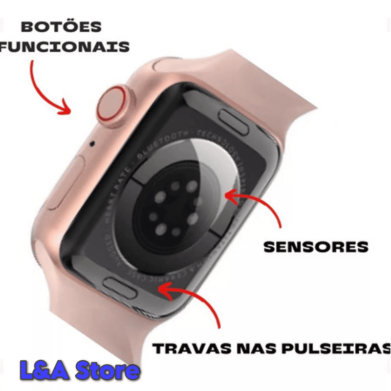 Smartwatch Ultra Mini  com ChatGPT  + 1 pulseira de brinde