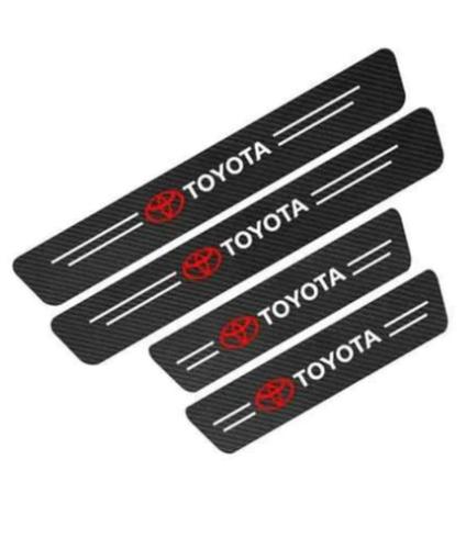 Soleira Para Carro | Soleira Protetora Fibra de Carbono | Frete Grátis